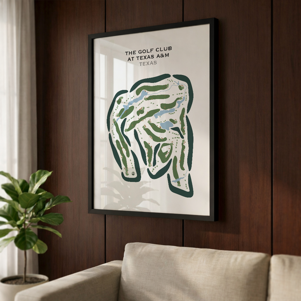 The Golf Club at Texas A&M, Texas - Printed Golf Courses