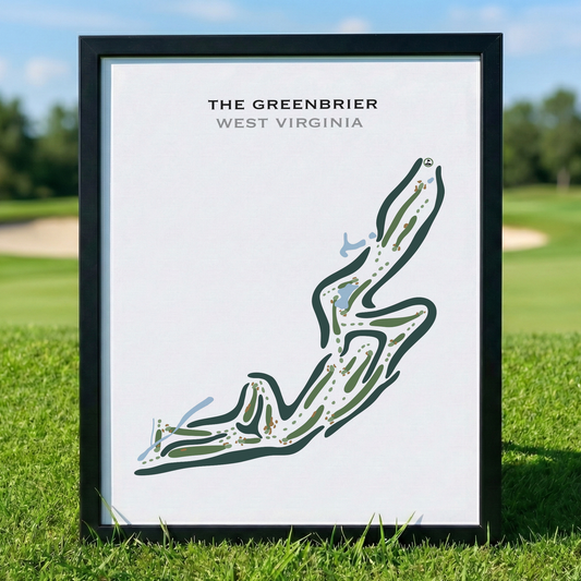 The Greenbrier, West Virginia - Printed Golf Courses