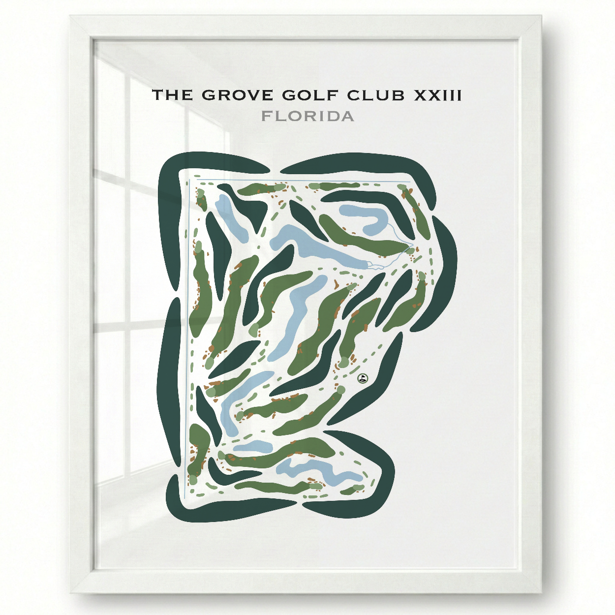 The Grove Golf Club XXIII, Florida - Printed Golf Courses