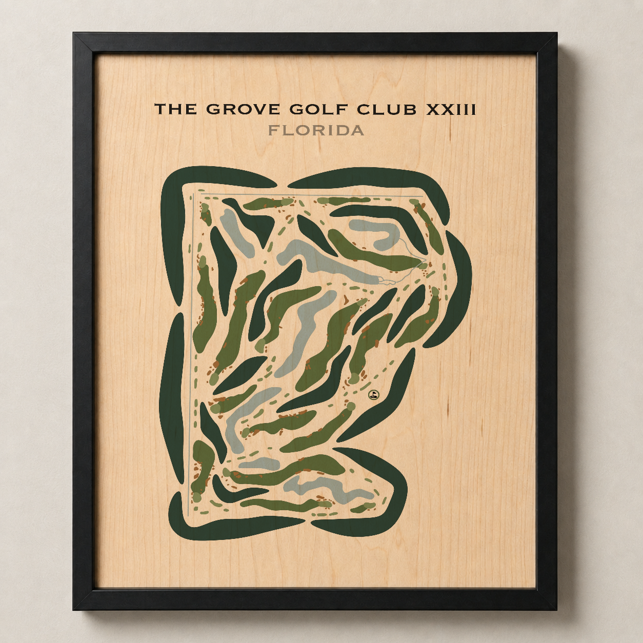 The Grove Golf Club XXIII, Florida - Printed Golf Courses