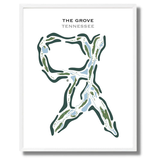 The Grove, Tennessee - Printed Golf Course