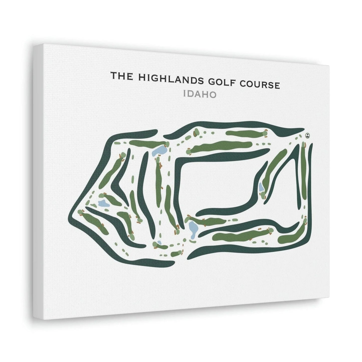 The Highlands Golf Course, Idaho - Printed Golf Courses