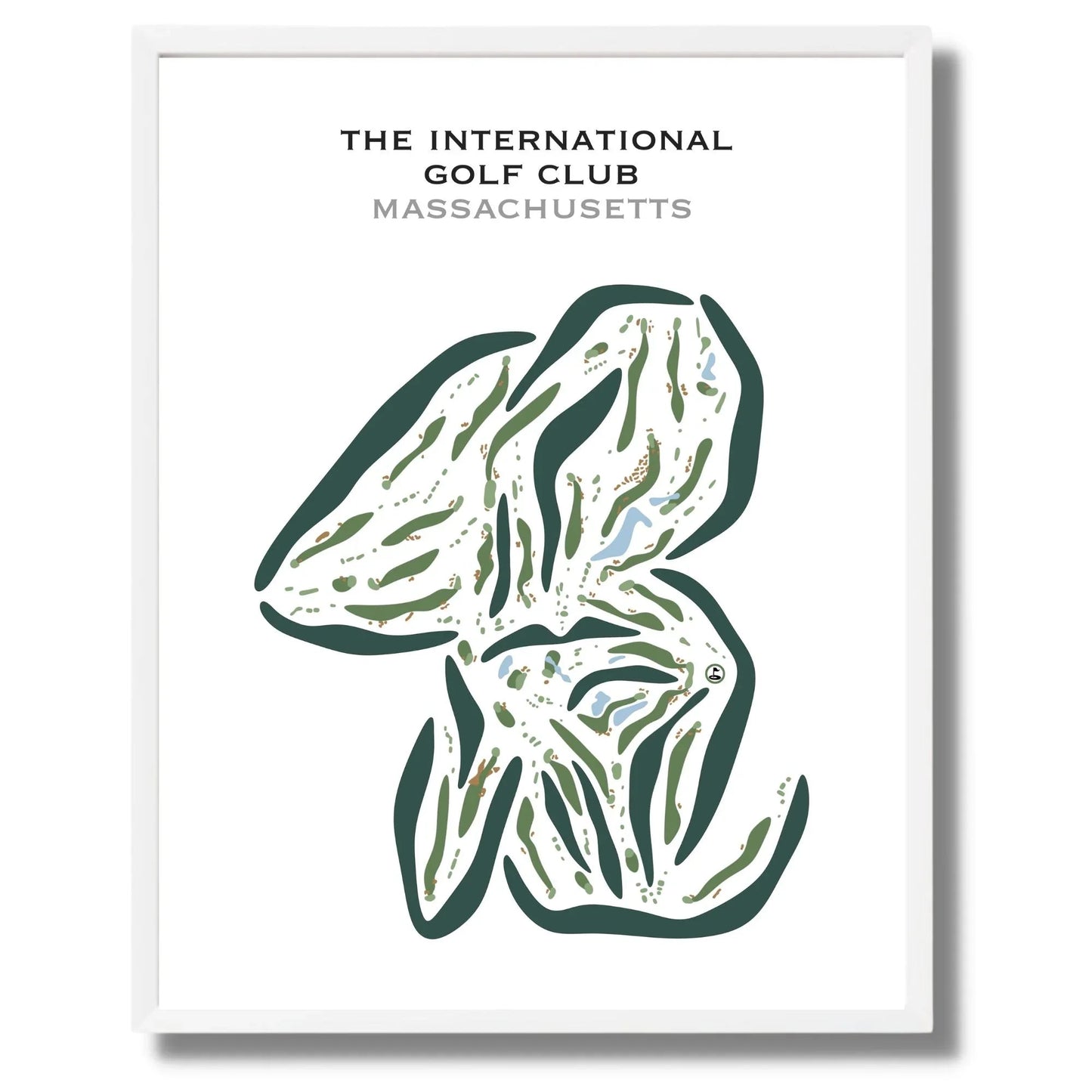 The International Golf Club, Massachusetts - Printed Golf Courses