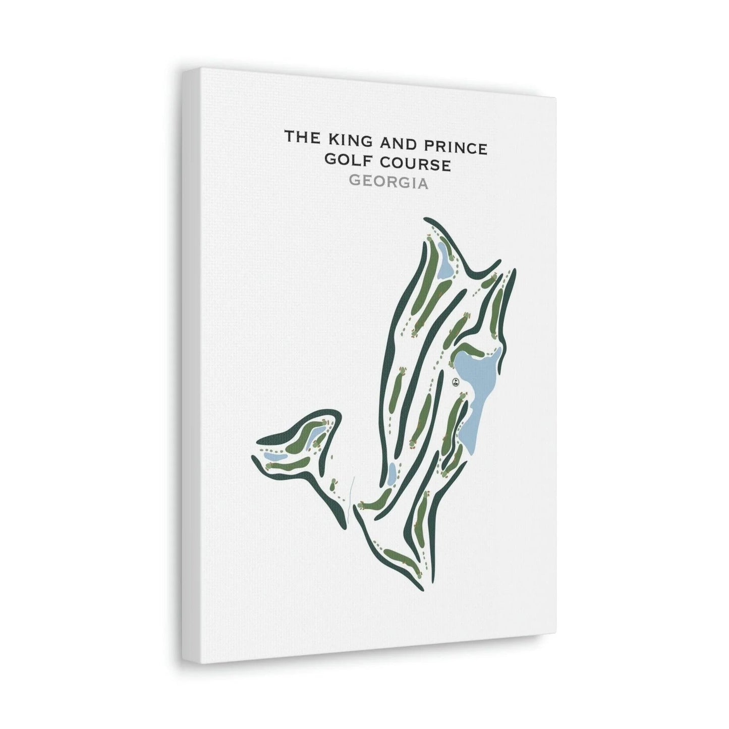 The King and Prince Golf Course, Georgia - Printed Golf Courses