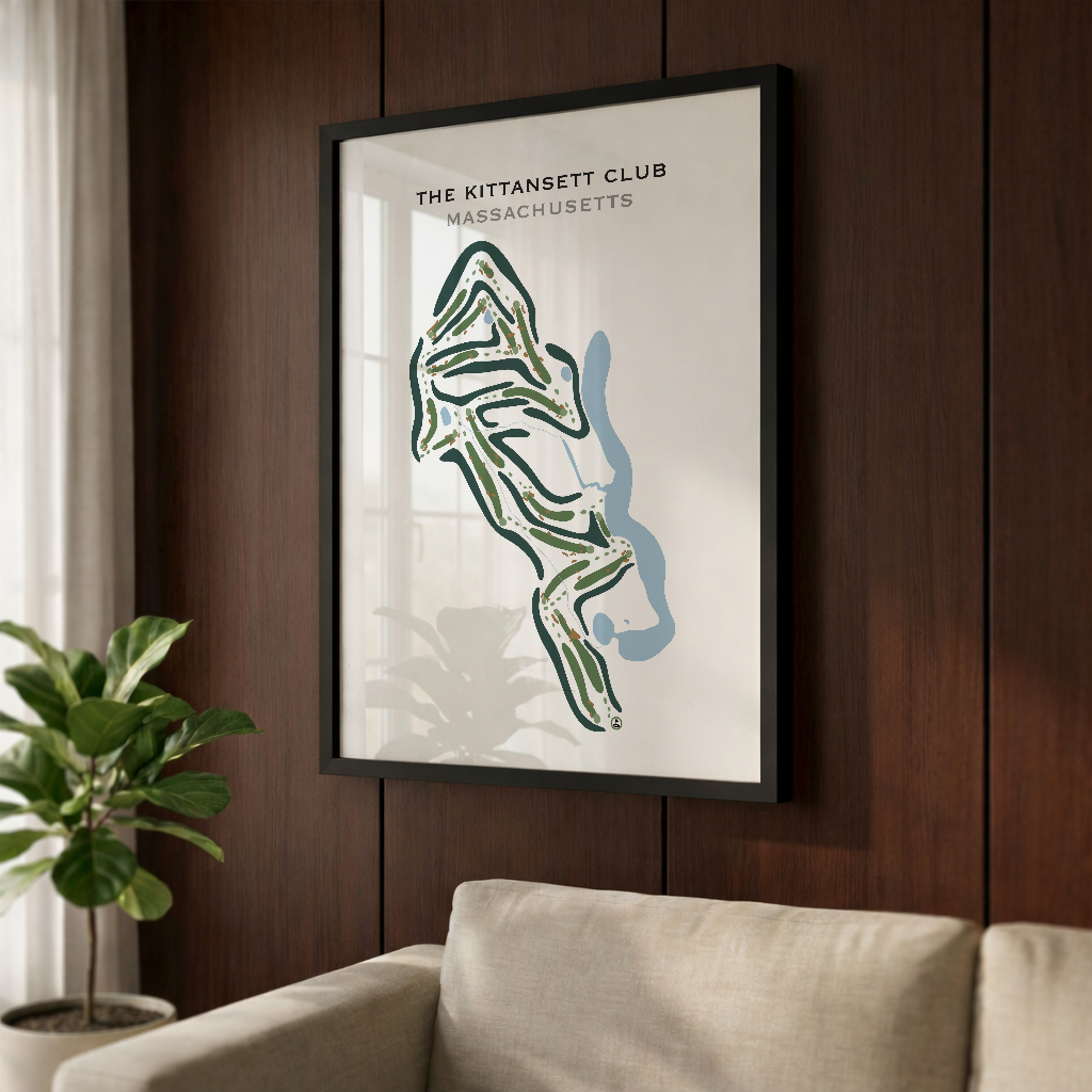 The Kittansett Club, Massachusetts - Printed Golf Courses
