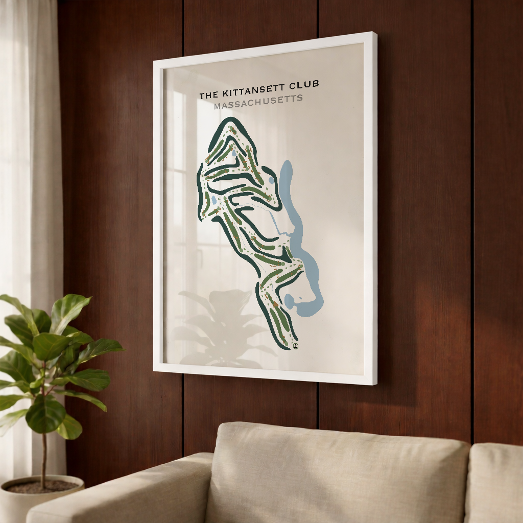 The Kittansett Club, Massachusetts - Printed Golf Courses