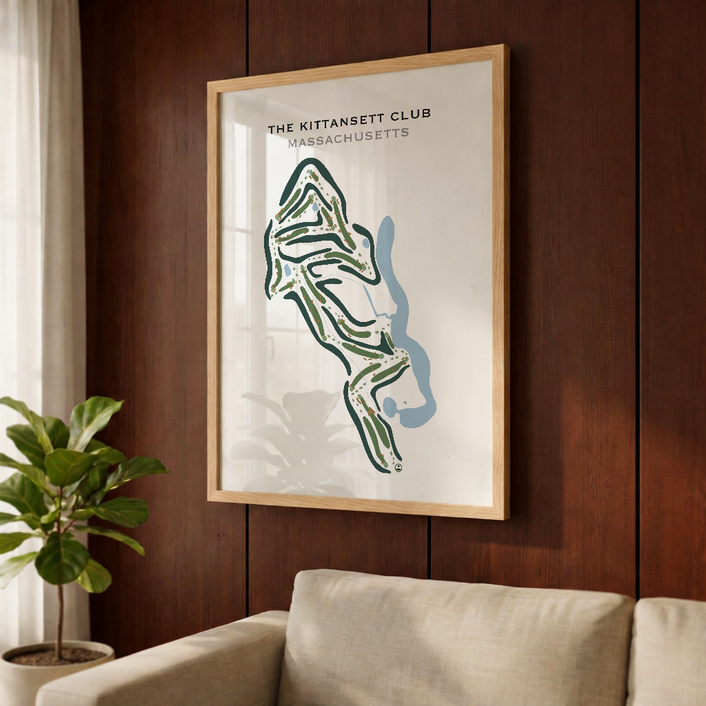 The Kittansett Club, Massachusetts - Printed Golf Courses