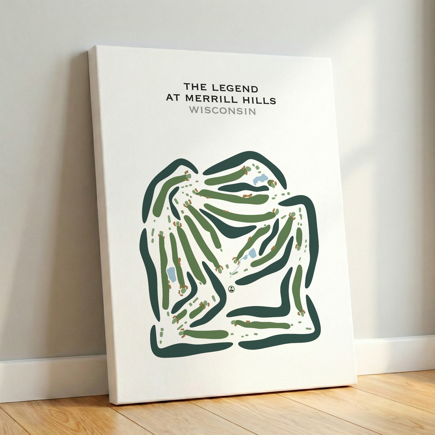 The Legend at Merrill Hills, Wisconsin - Printed Golf Courses