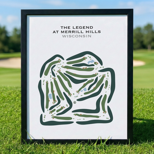The Legend at Merrill Hills, Wisconsin - Printed Golf Courses