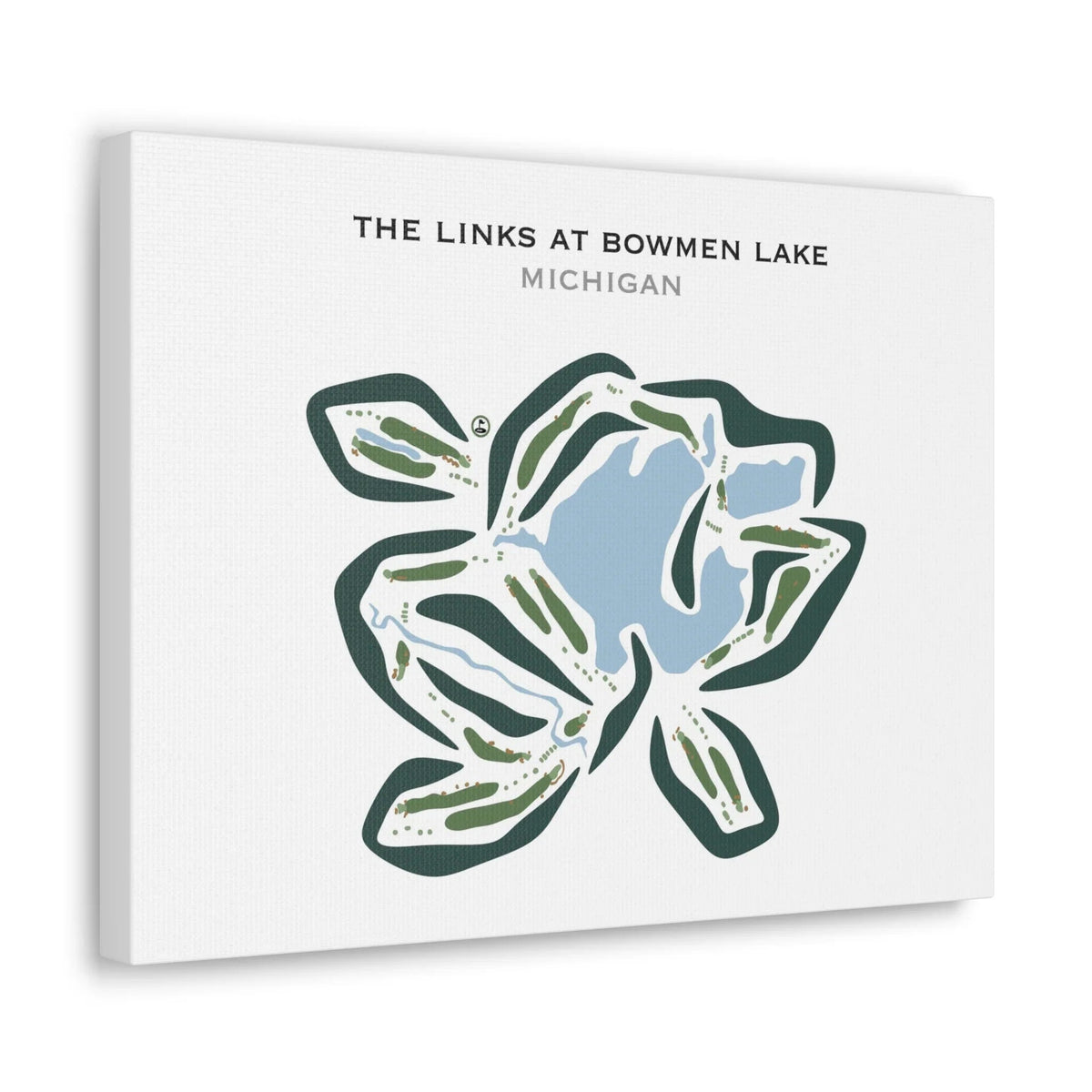 The Links At Bowmen Lake, Michigan - Printed Golf Courses