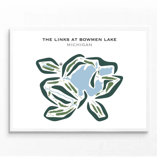 The Links At Bowmen Lake, Michigan - Printed Golf Courses