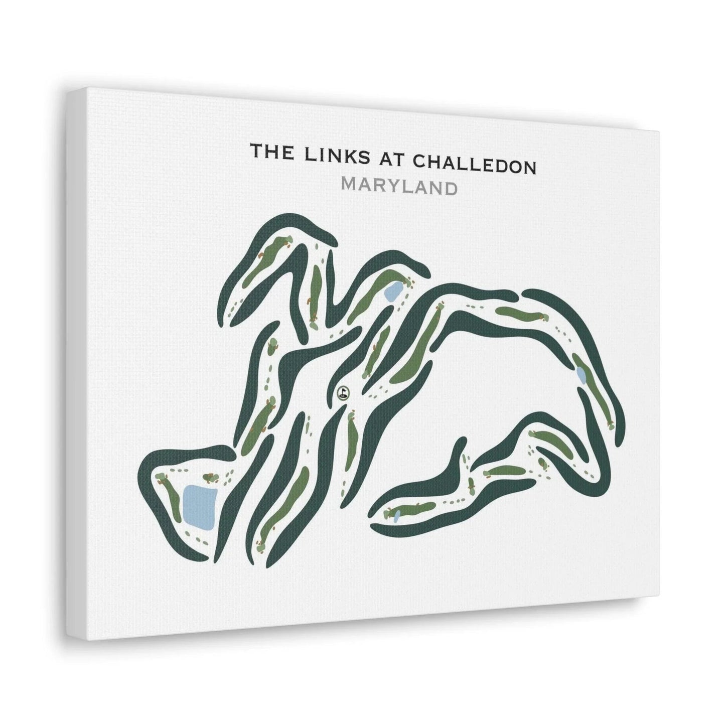 The Links at Challedon, Maryland - Printed Golf Courses