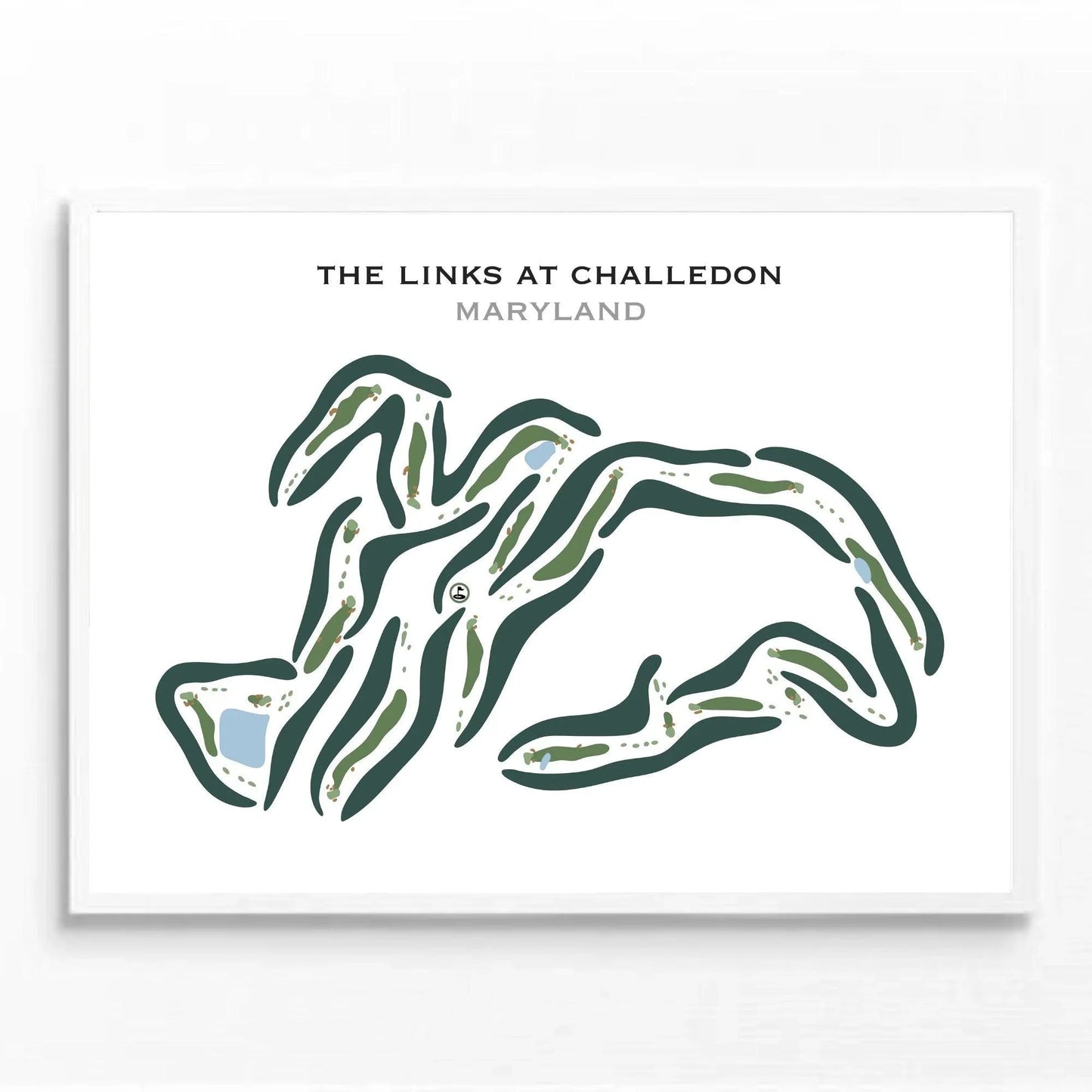 The Links at Challedon, Maryland - Printed Golf Courses