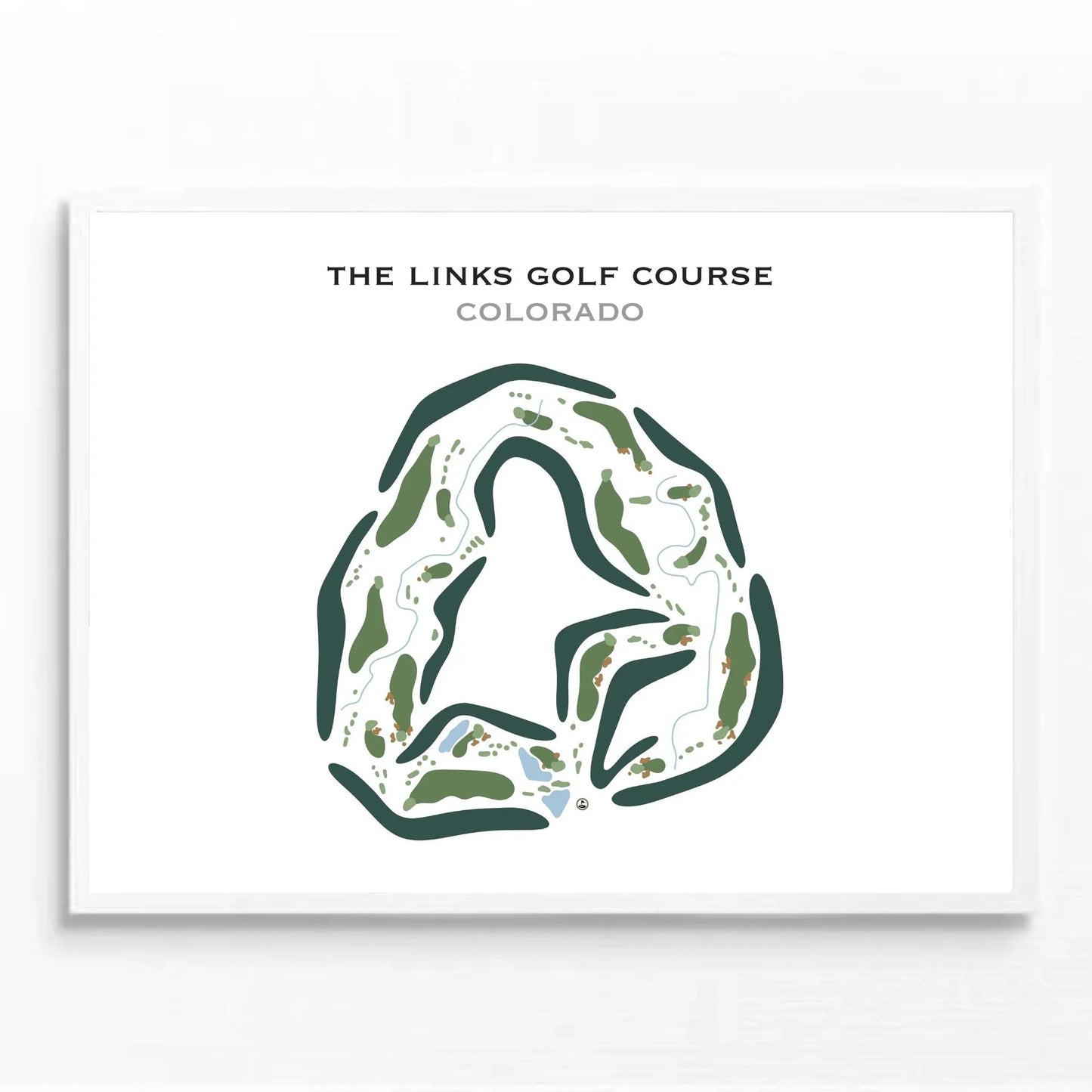 The Links Golf Course, Colorado - Printed Golf Course