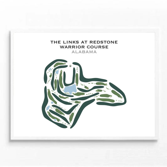 The Links at Redstone Warrior Course, Alabama - Printed Golf Courses