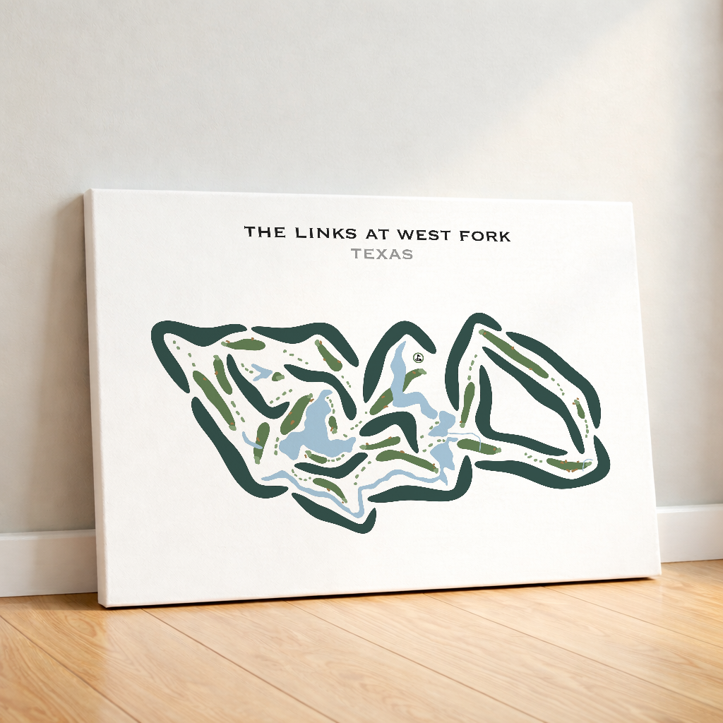 The Links at West Fork, Texas - Printed Golf Courses