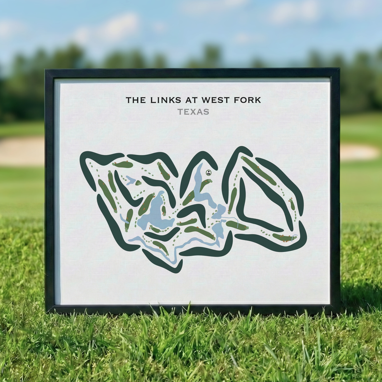 The Links at West Fork, Texas - Printed Golf Courses