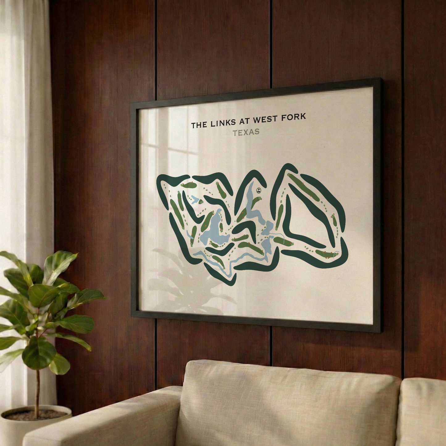 The Links at West Fork, Texas - Printed Golf Courses