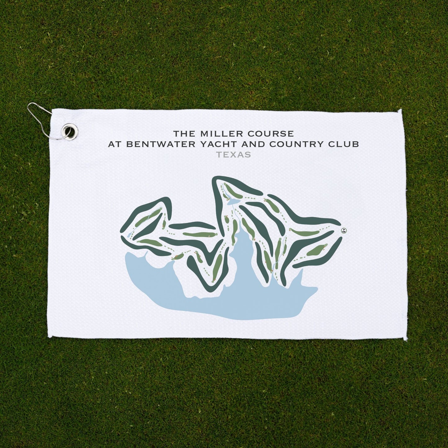 The Miller Course at Bentwater Yacht & Country Club, Texas - Printed Golf Courses