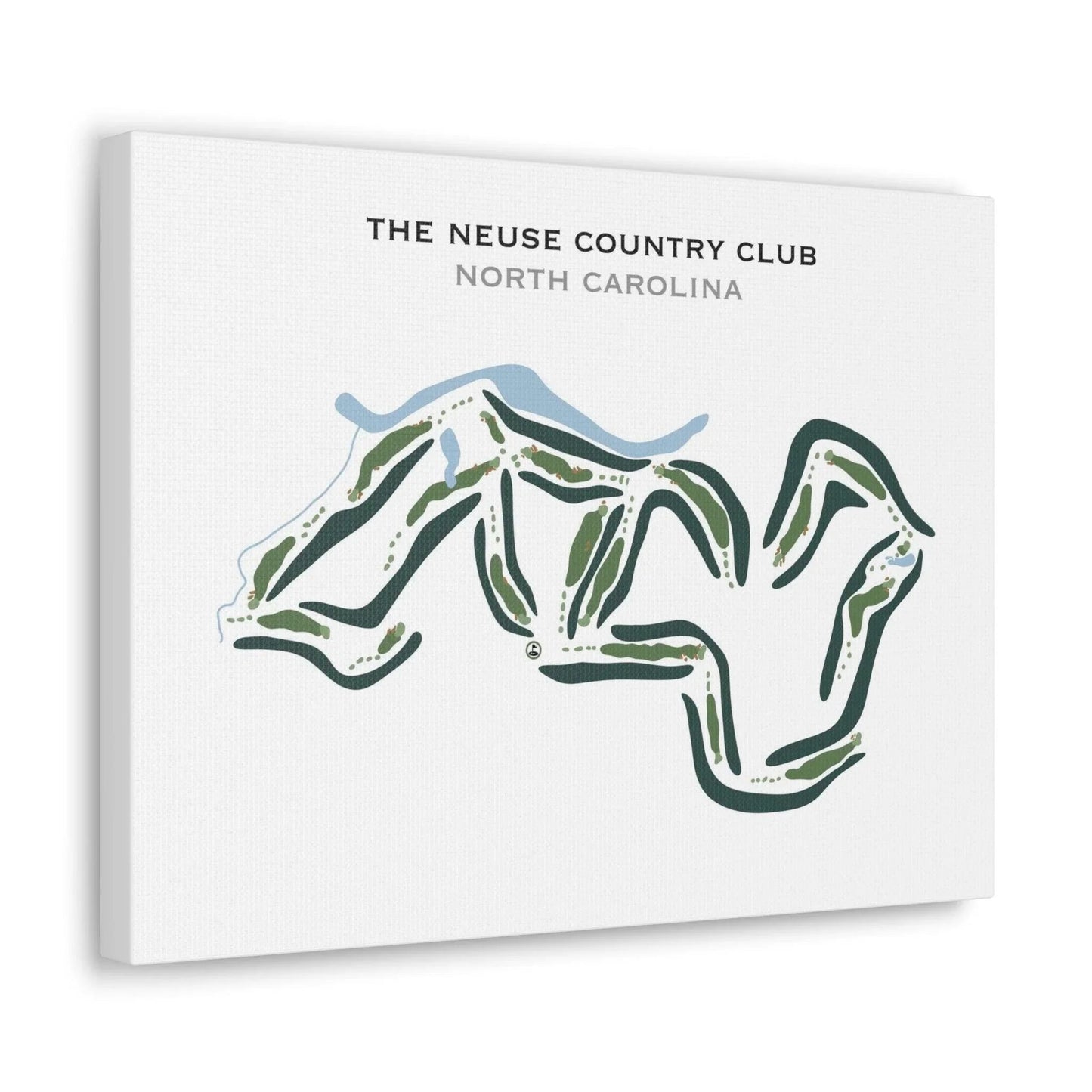 The Neuse Country Club, North Carolina - Printed Golf Course