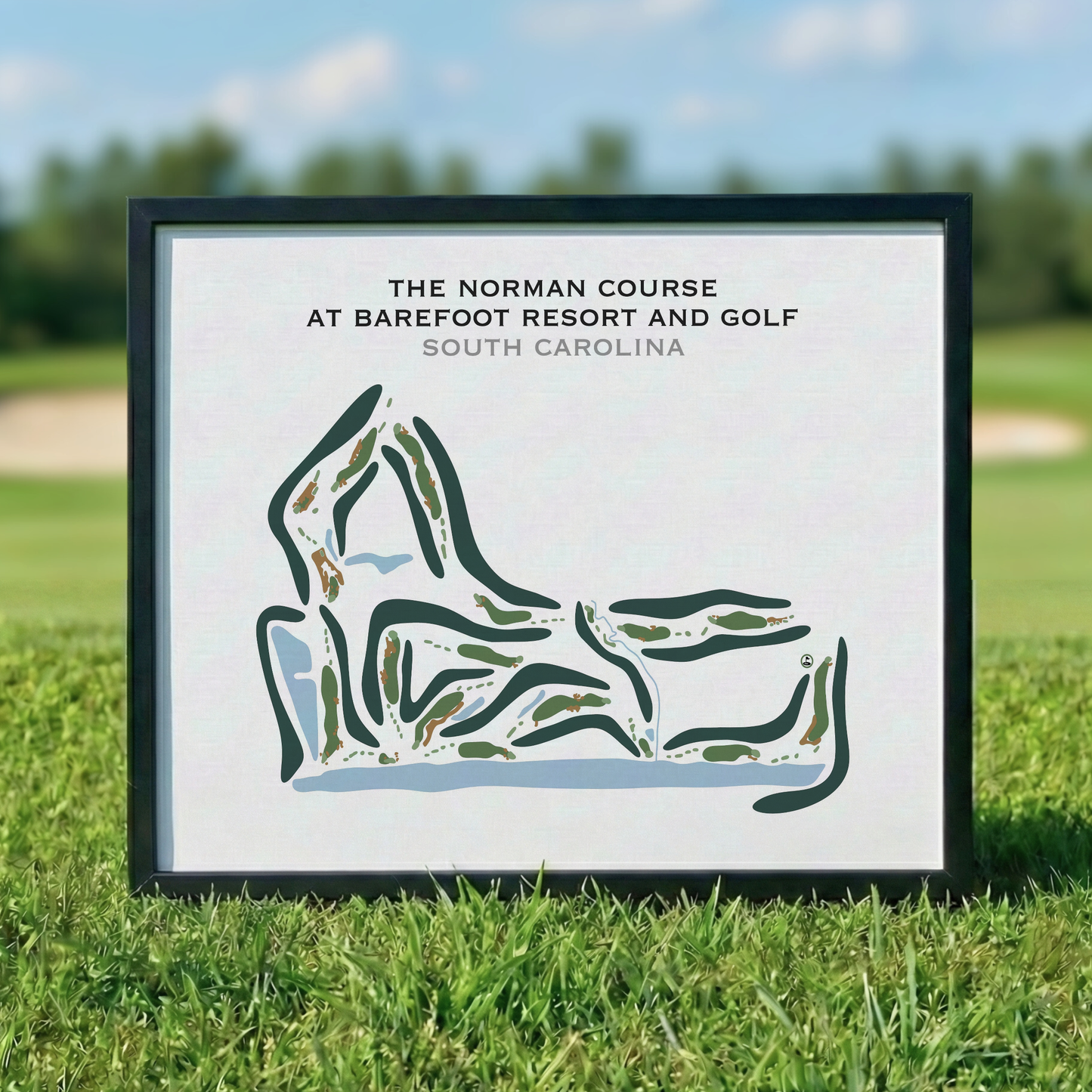 The Norman Course at Barefoot Resort & Golf, South Carolina - Printed Golf Course