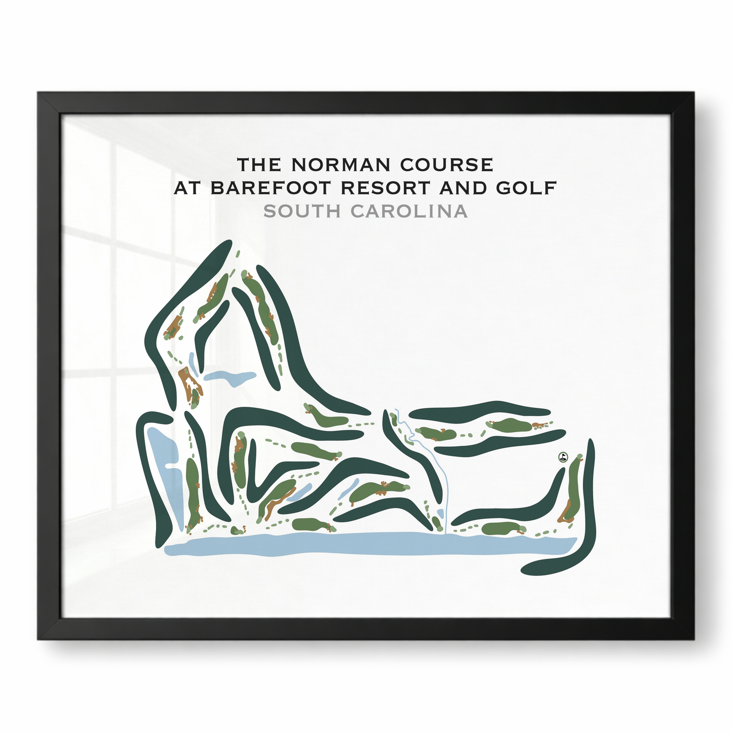 The Norman Course at Barefoot Resort & Golf, South Carolina - Printed Golf Course