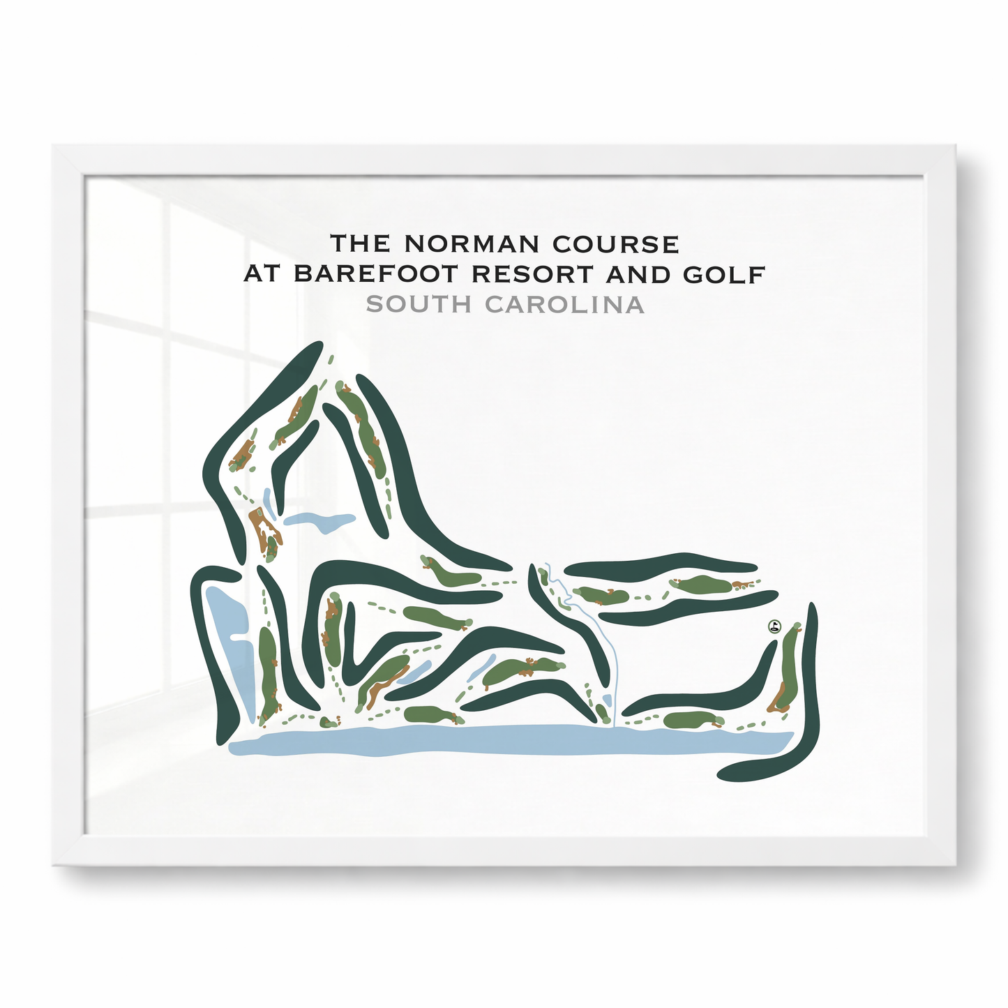 The Norman Course at Barefoot Resort & Golf, South Carolina - Printed Golf Course