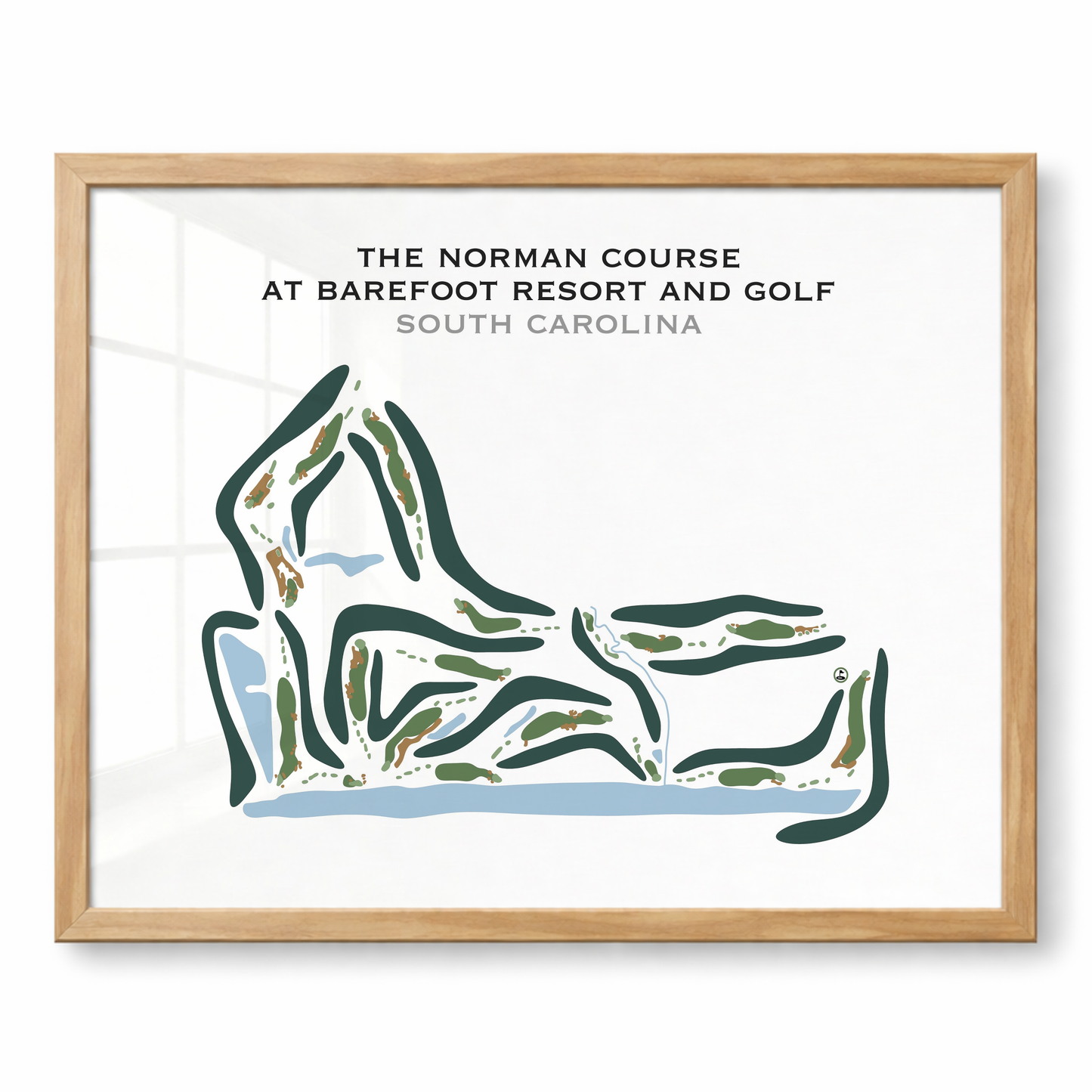 The Norman Course at Barefoot Resort & Golf, South Carolina - Printed Golf Course