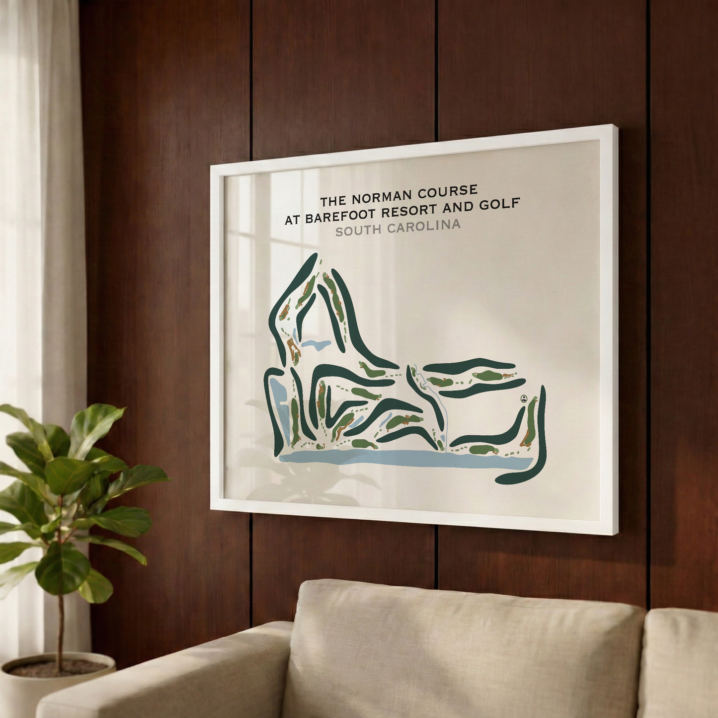 The Norman Course at Barefoot Resort & Golf, South Carolina - Printed Golf Course