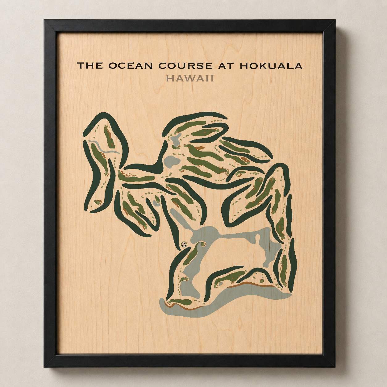 The Ocean Course at Hokuala, Hawaii - Printed Golf Courses
