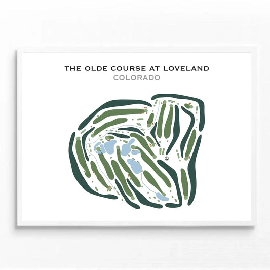 The Olde Course at Loveland, Colorado - Printed Golf Courses