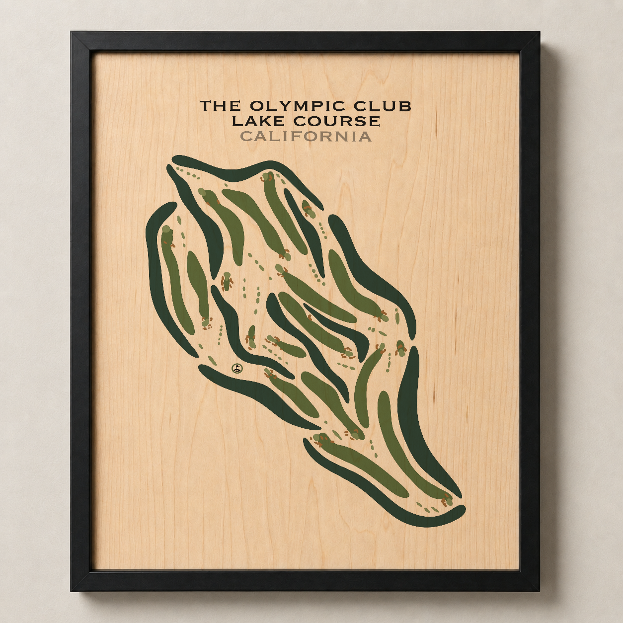 The Olympic Club - Lake Course, California - Printed Golf Course
