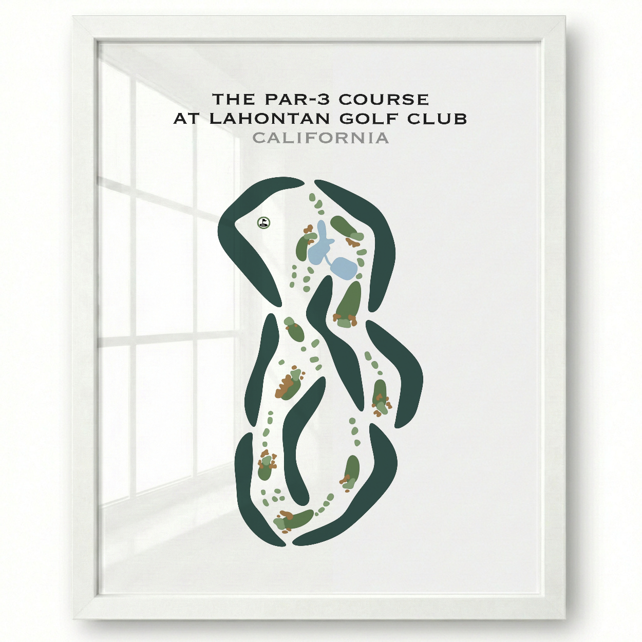 The Par-3 Course at Lahontan Golf Club, California - Printed Golf Courses