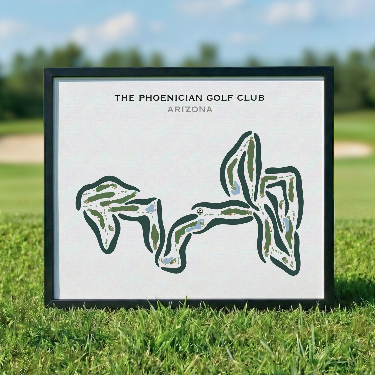 The Phoenician Golf Club, Arizona - Printed Golf Course