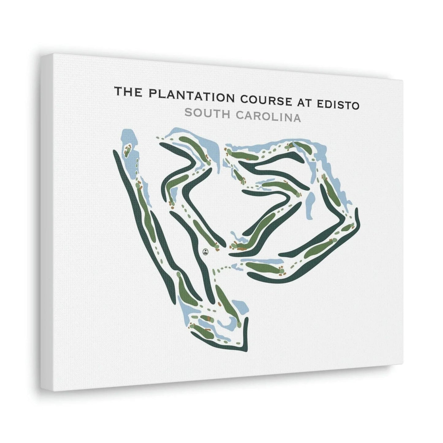 The Plantation Course at Edisto, South Carolina - Printed Golf Courses