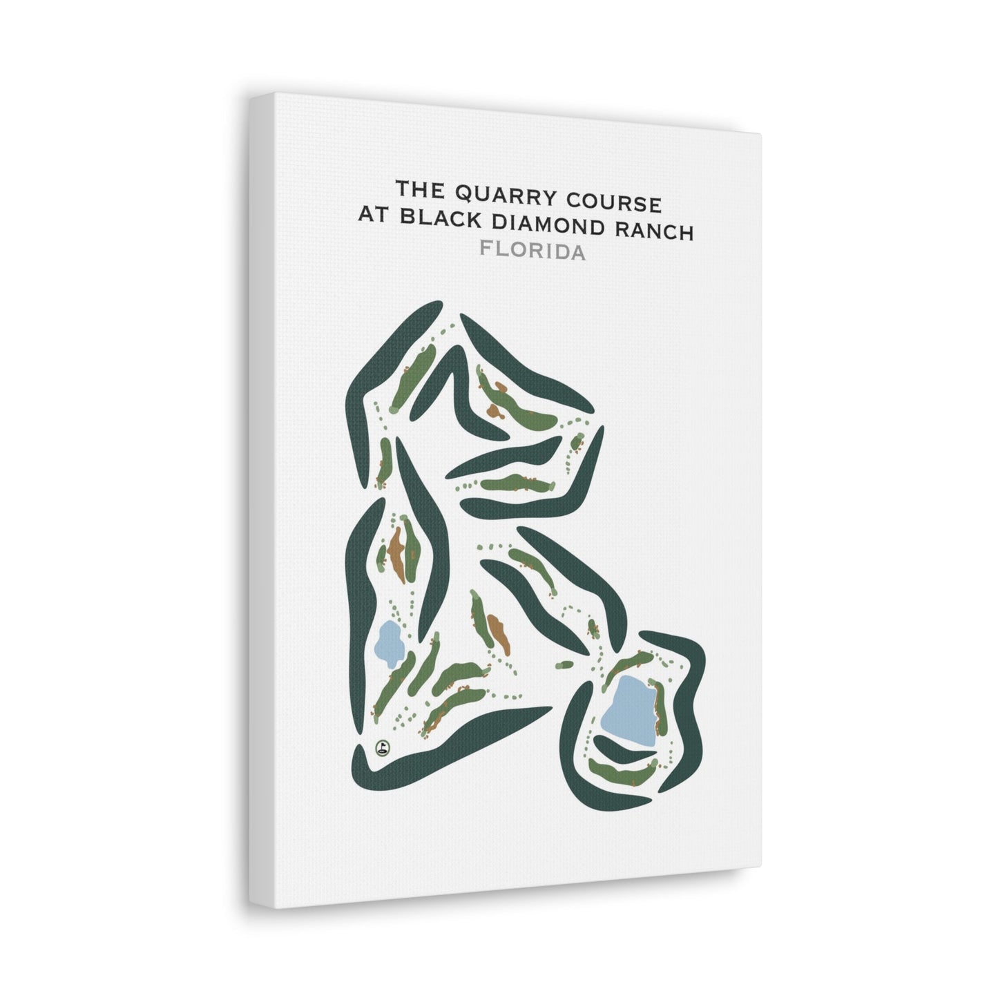 The Quarry Golf at Black Diamond Ranch, Florida - Printed Golf Courses