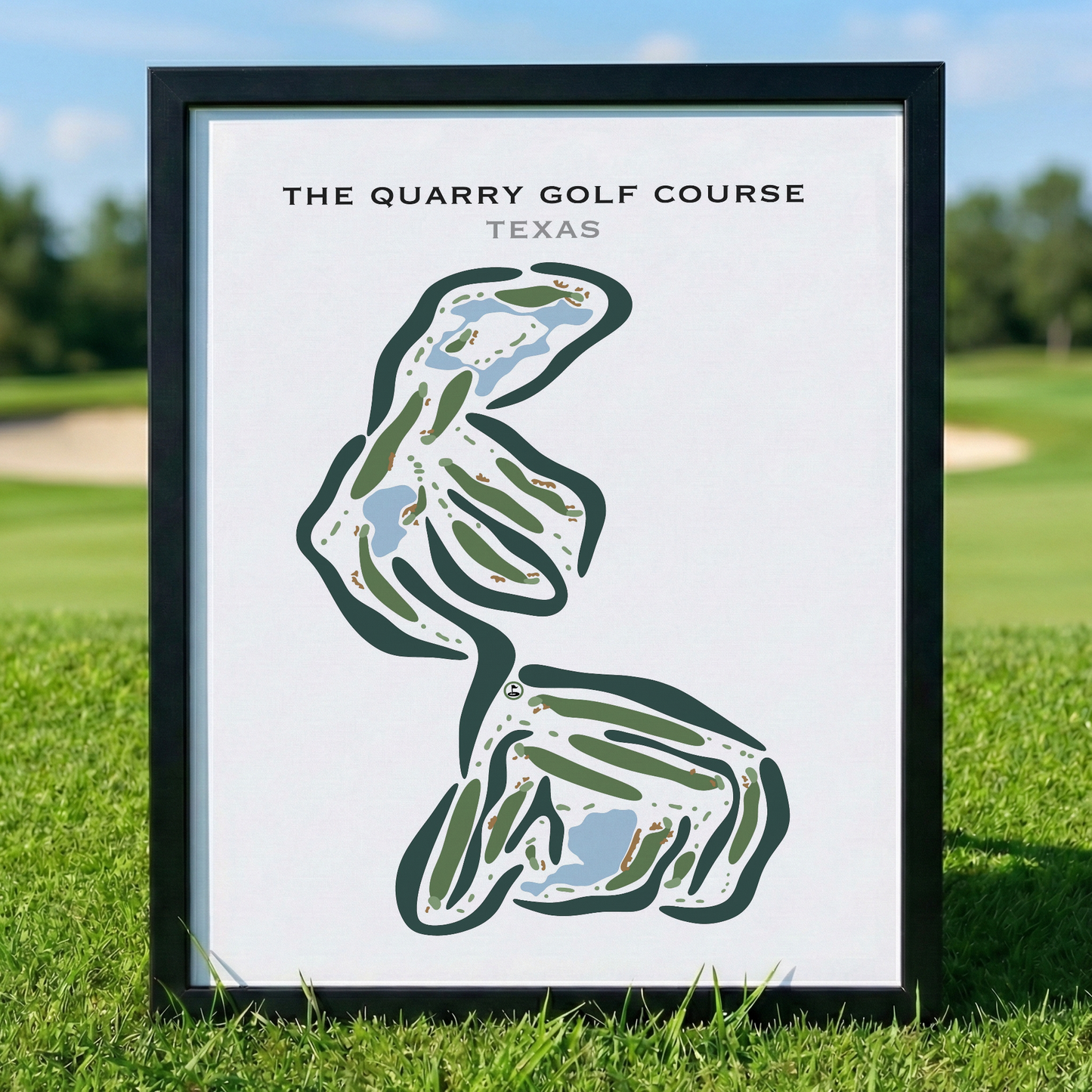 The Quarry Golf Course, Texas - Printed Golf Courses