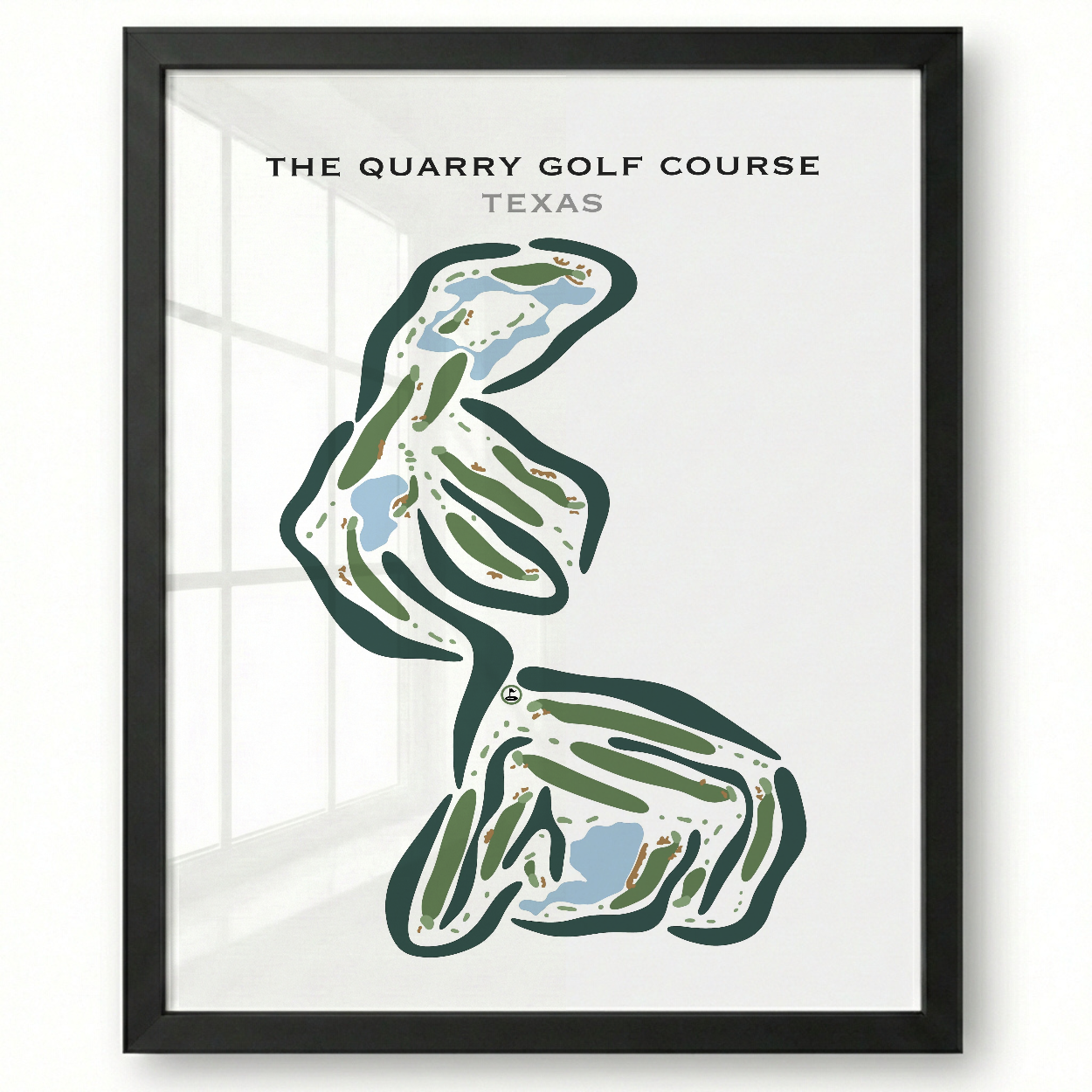The Quarry Golf Course, Texas - Printed Golf Courses