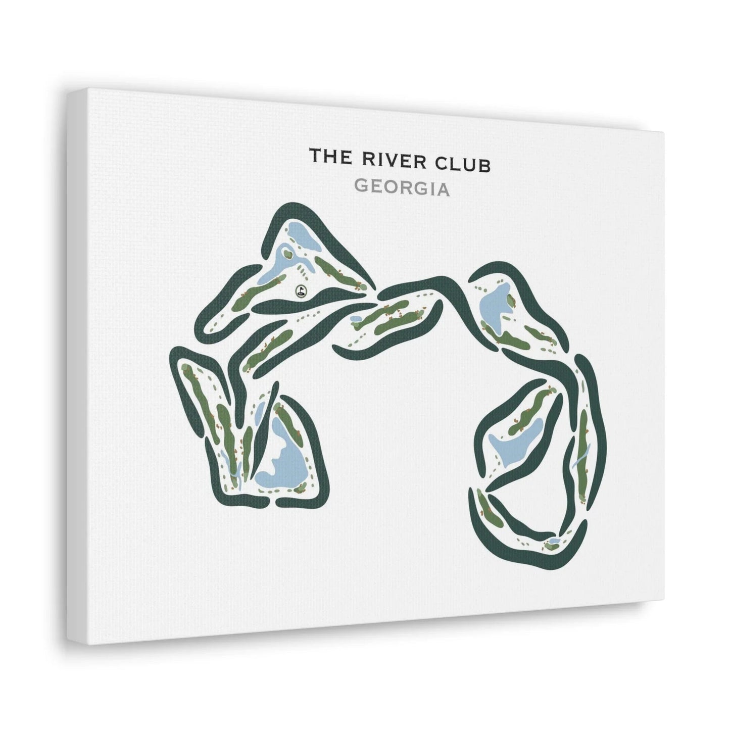 The River Club, Georgia - Printed Golf Courses