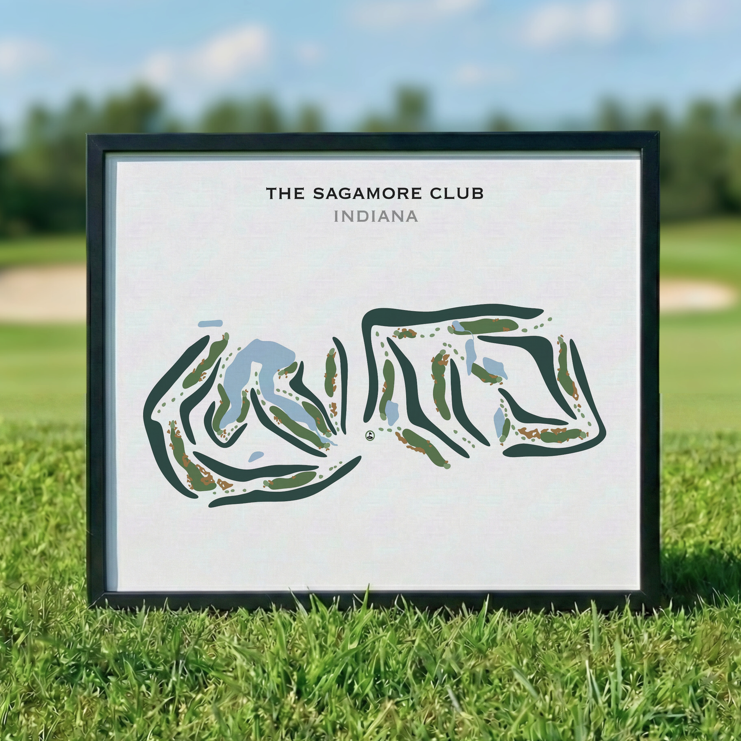 Sagamore Golf Club, Indiana - Printed Golf Courses