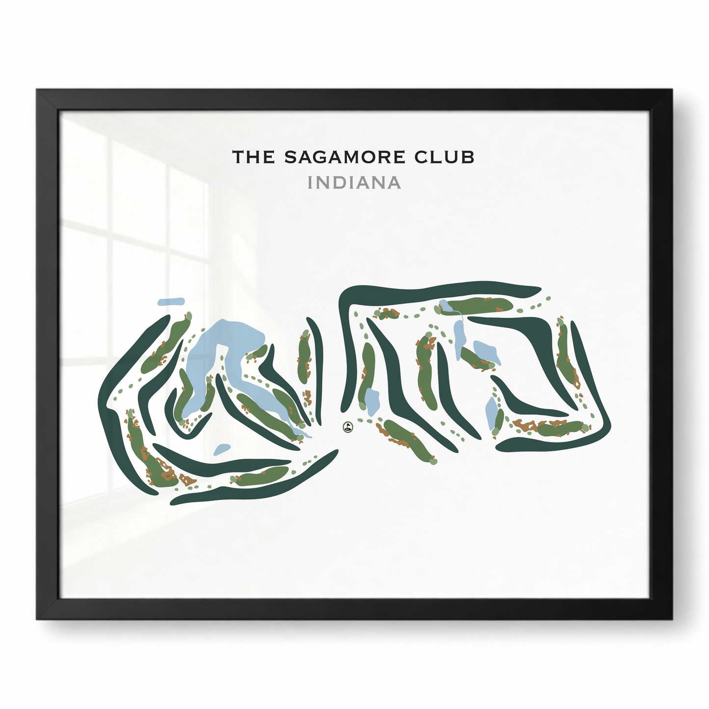 Sagamore Golf Club, Indiana - Printed Golf Courses
