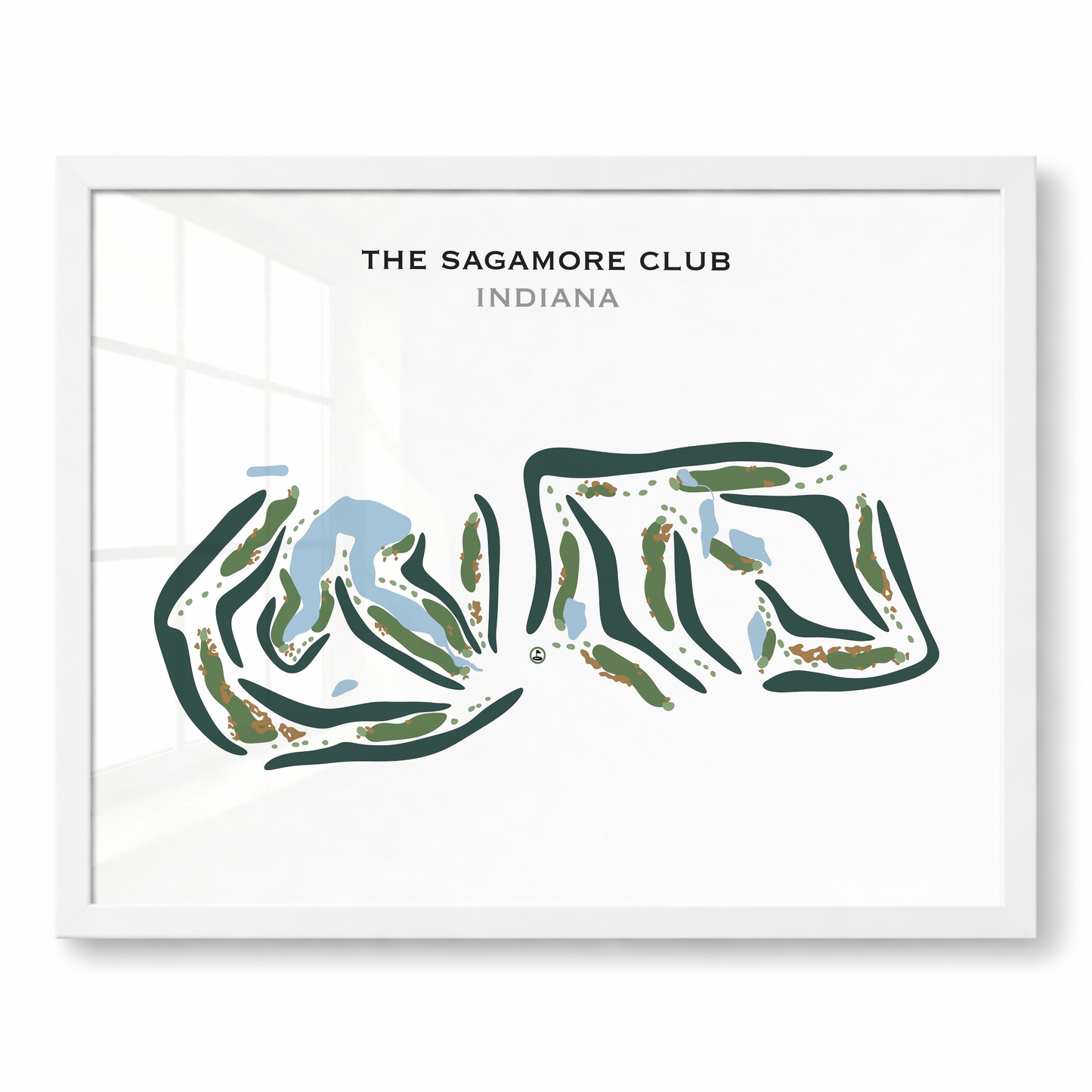 Sagamore Golf Club, Indiana - Printed Golf Courses