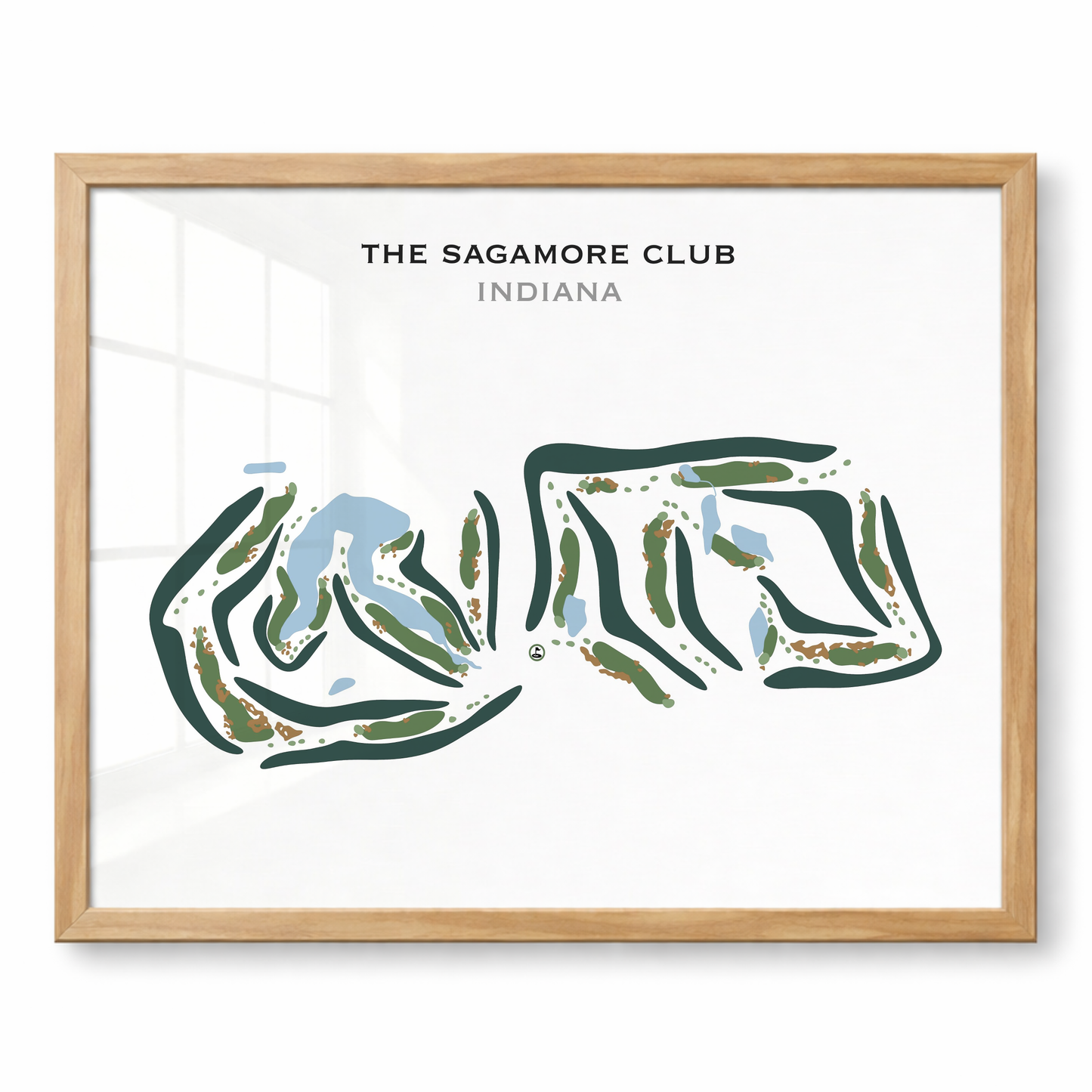 Sagamore Golf Club, Indiana - Printed Golf Courses