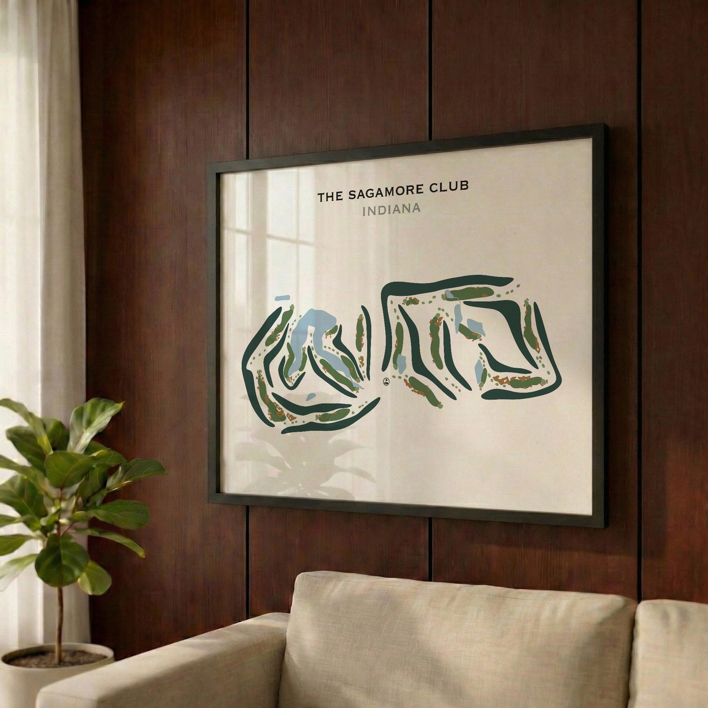 Sagamore Golf Club, Indiana - Printed Golf Courses
