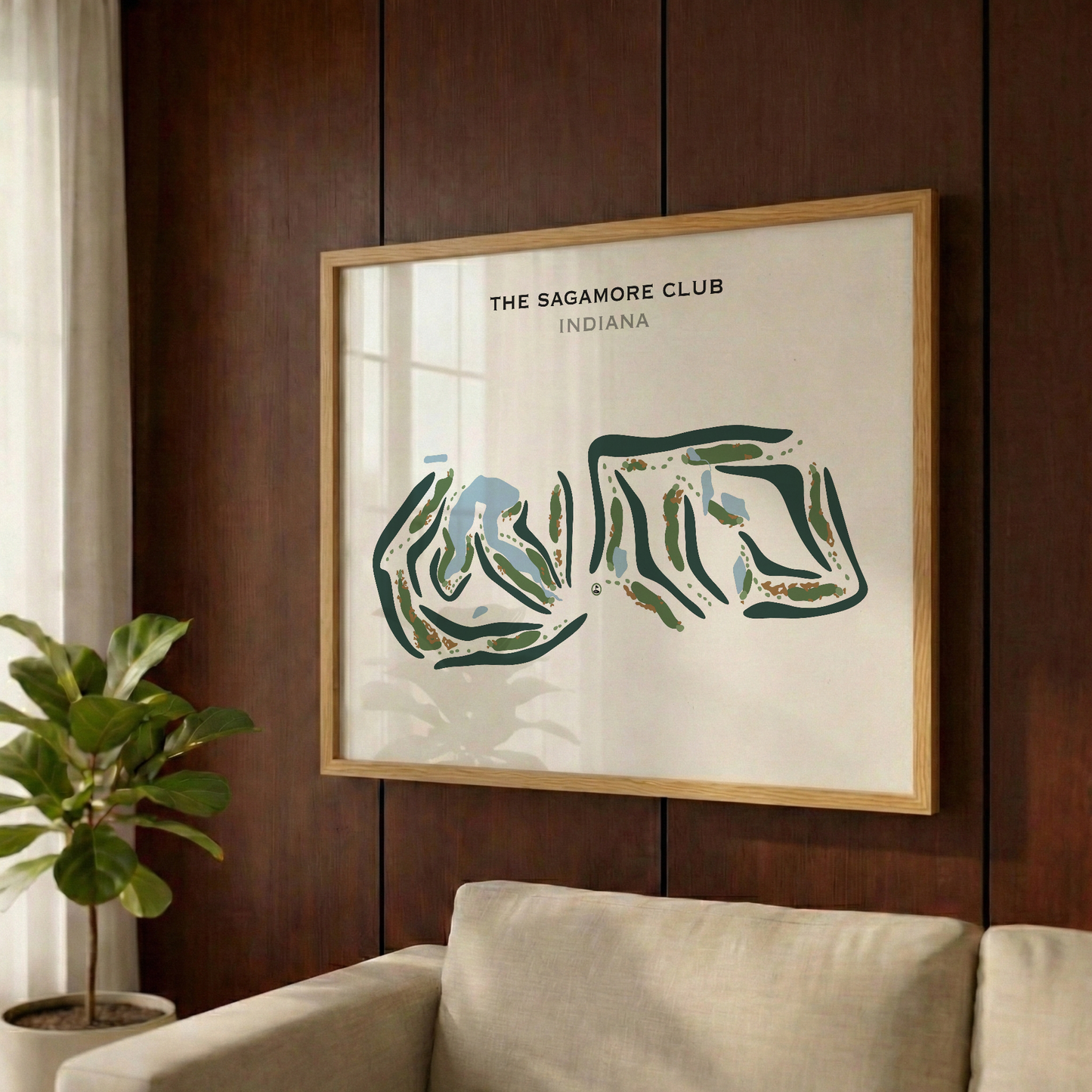Sagamore Golf Club, Indiana - Printed Golf Courses
