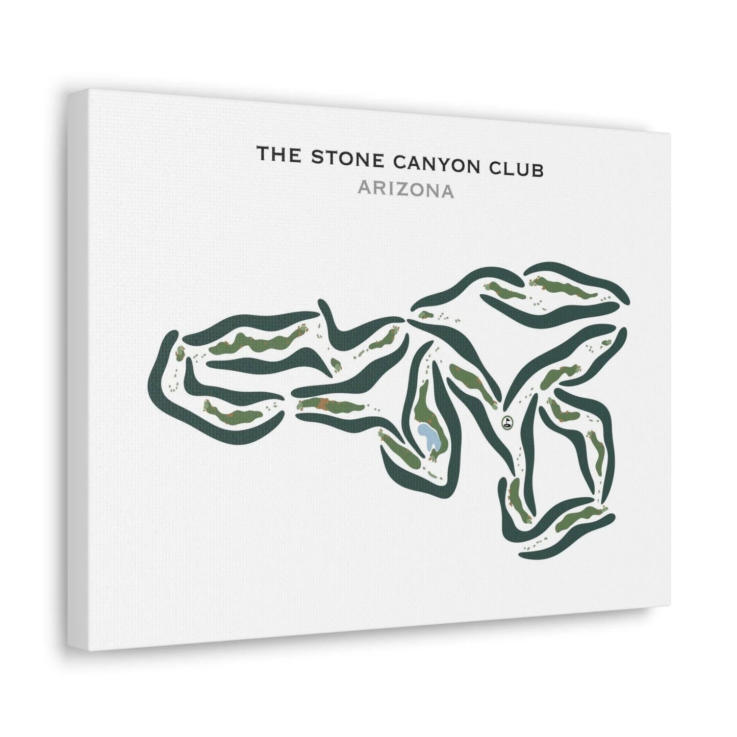 The Stone Canyon Club, Arizona - Printed Golf Courses