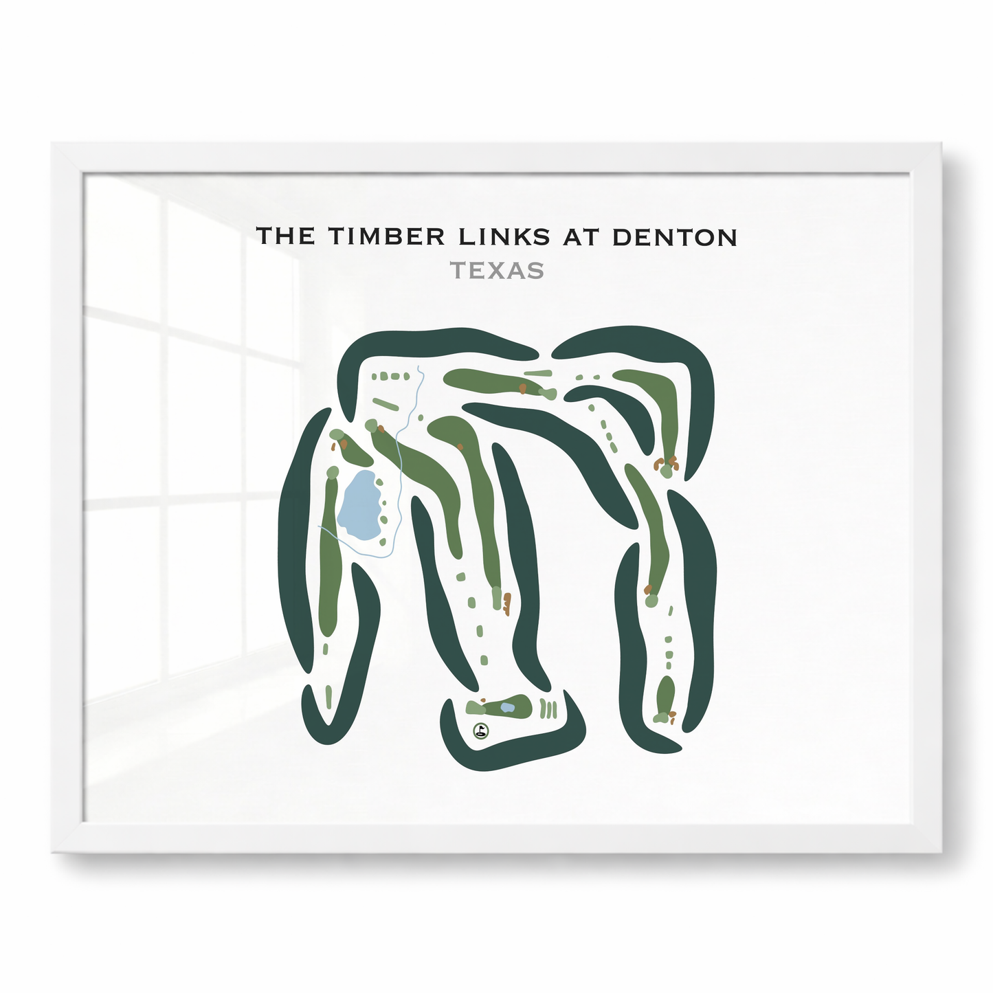 The Timber Links at Denton, Texas - Printed Golf Courses