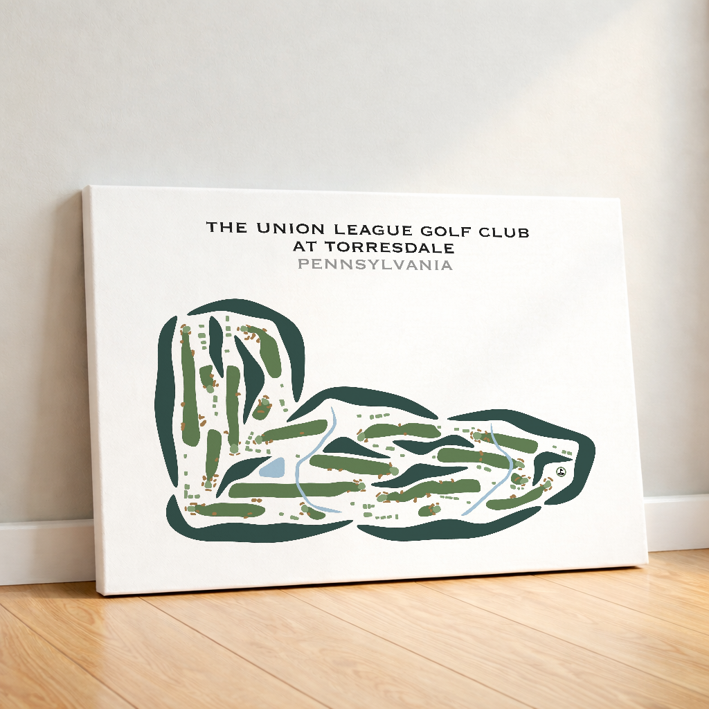 The Union League Golf club at Torresdale, Pennsylvania - Printed Golf Courses