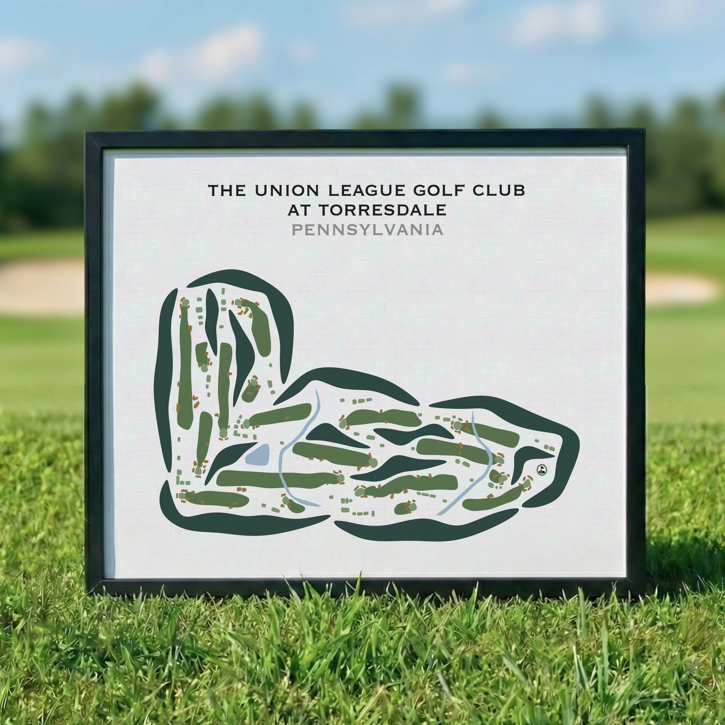 The Union League Golf club at Torresdale, Pennsylvania - Printed Golf Courses