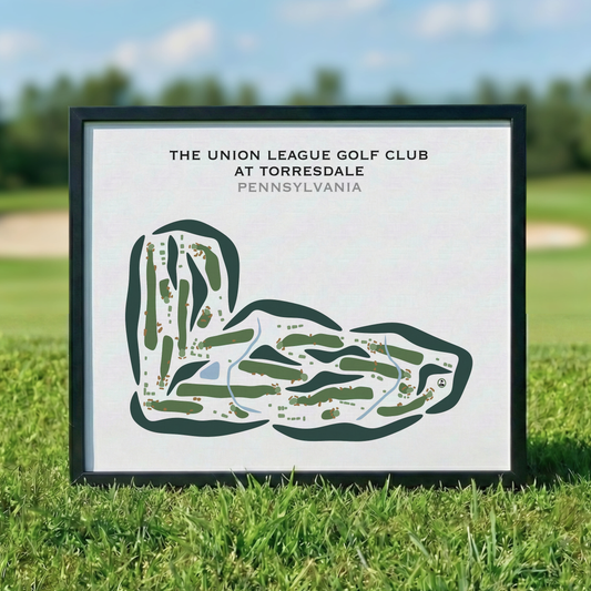 The Union League Golf club at Torresdale, Pennsylvania - Printed Golf Courses
